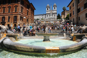 tour panoramico trinità dei monti piazza di spagna